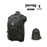 スラッシャー リュック バックパック THRASHER GONZ BACK PACK 30L デイバック バッグ 撥水 マークゴンザレス ゴンズ メンズ レディース ユニセックス ブラック | RIFFLE PAGE