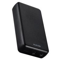 エレコム モバイルバッテリー 20000mAh 20W USB PD対応 2ポート Type-C ケーブル付属別売り EC-C24BK | リフテン.com