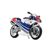 青島文化教材社(AOSHIMA) 1/12 完成品バイク Honda NSR250R '89 ロスホワイト×テラブルー 約165mm 塗装済み完 | リフテン.com
