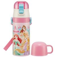スケーター (skater) 2WAY ストロー コップ付 ステンレス キッズ 水筒 350ml ディズニー プリンセス 22 女の子 SKCP | リフテン.com