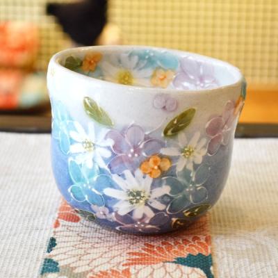 【新品未使用】工房ゆずり　薄紅花景色　抹茶碗(平型)贈り物 プレゼント 楽天市場】【薄紅花景色 抹茶碗（平型）】 抹茶茶碗 お抹茶 茶道具