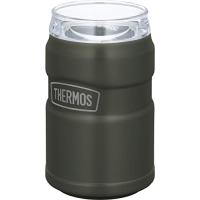 サーモス アウトドアシリーズ 保冷缶ホルダー 350ml缶用 2wayタイプ カーキ ROD-0021 KKI | リークー