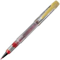 プラチナ万年筆 ソフトペン 採点ペン スケルトン(透明)軸 赤 限定販売 | リークー