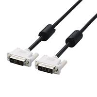 エレコム ディスプレイケーブル DVI-D24pin シングルリンク デジタル 1.5m ブラック CAC-DVSL15BK | リークー