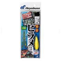 ハヤブサ(Hayabusa) HA186 ちょいマジ堤防 ヒラメ五目セット 2段鈎1セット M HA186 | リークー