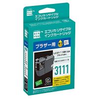 エコリカ ブラザー LC3111BK対応リサイクルインク ブラック ECI-BR3111B 残量表示対応 | リークー