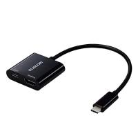 エレコム USB-C HDMI 変換 ( USB C to HDMI 60Hz 変換アダプタ ) ミラーリング対応 給電ポート付き USB Po | リークー