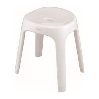 アスベル 風呂椅子 通気性抜群 エミールS 座りやすい座面 35cm 白 立ち座りがラク A5307 | リークー