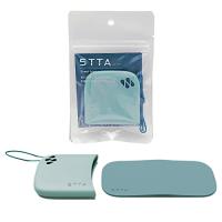 アイオン STTA 超速乾 超吸水 シートタイプ ミント ケース付き スポンジタオル コンパクト 携帯用 日本製 1個入 | リークー