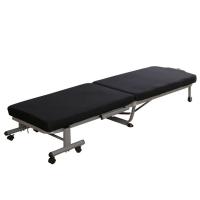 《折りたためば幅約35cm。スリムタイプ。》アイリスオーヤマ 折りたたみベッドスリムタイプOTB-MN 14段階リクライニング | リモコンランド