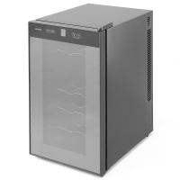 《ワインに優しい、振動が少ない静音ペルチェ式採用》アイリスオーヤマ ワインセラー 50L(18本)IWC-P182A-Bブラック | リモコンランド