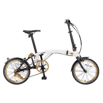 折りたたみ自転車 16インチ 変速（色：ホワイト系）のおすすめ人気商品