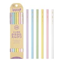 トンボ鉛筆 鉛筆 ippo かきかたえんぴつ 2B パステル 1ダース KB-KNPT01-2B | LIKE.SHOP