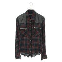 クロムハーツ Chrome Hearts GAUZE SHIRT LEATHER PATCH サイズ:M ...