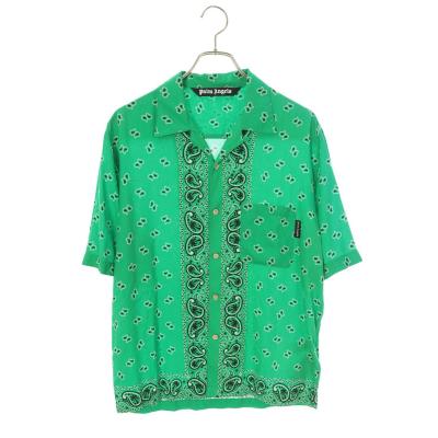パームエンジェルス サイズ:46  PMGG005S24FAB0065555 ペイズリー柄半袖シャツ 中古 BS99 Palm Angels（パームエンジェルス） サイズ:46 PMGG005S24FAB0065555