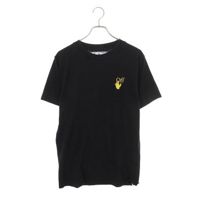 Off-White ブラック 半袖Tシャツ Off-White - OFF-WHITE オフホワイト Tシャツ・カットソー XS 黒