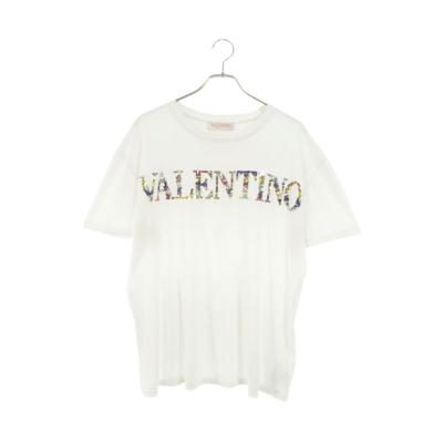 連休限定SALE ヴァレンティノ　スパンコールロゴTシャツ すぐ届く VALENTINO ヴァレンティノ VLTN ロゴ プリント Tシャツ