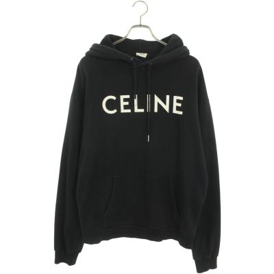 22SS Celine マルチカラー モヘアパーカー Sサイズ フーディ CELINE