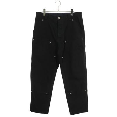クロムハーツ CARPENTER CNVS BLK カーペンターロングパンツ34 クロムハーツ CARPENTER CNVS BLK カーペンターロングパンツ34