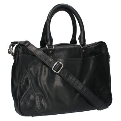 【新品未使用】❣️GIANFRANCO FERRE‼️黒ナイロン製ボストンバッグ❣️ ジャンフランコフェレ ボストンバッグ ナイロン/レザー ブランド