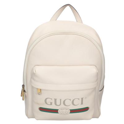 グッチ   547834 ヴィンテージロゴプリントレザーバックパック 中古 BS99 GUCCI（グッチ） 547834 ヴィンテージロゴプリントレザーバックパック