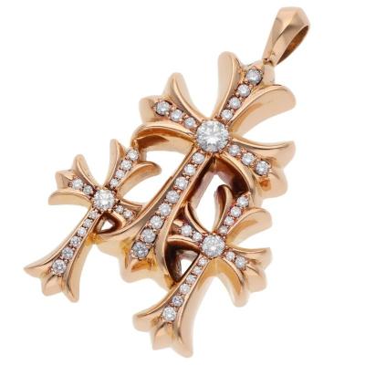 クロムハーツ22kスモールクロス（CHROME HEARTS／ファッション）の