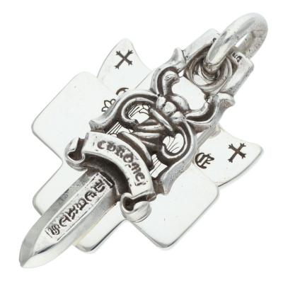 クロムハーツ スリートリンケッツ ペンダントトップ シルバー925 CHROME HEARTS（クロムハーツ） ネックレストップ 3TRINKETS スリート