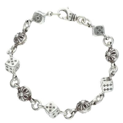 CHROME HEARTS ダイス ブレスレット 9LINK CHROME HEARTS（クロムハーツ） サイズ:9LINK DICE NO1 CRSBL ダイス