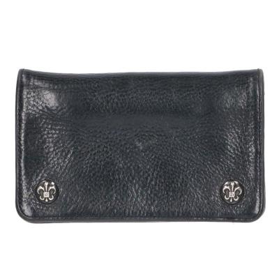 クロムハーツ1zipフレアボタンウォレット CHROME HEARTS（クロムハーツ） 1ZIP 1ジップ BSフレアボタンレザー