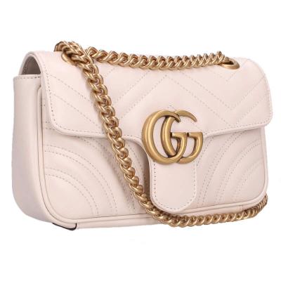 GUCCI グッチ チェーンショルダー カーフ 白 レディース ショルダーバッグ グッチ チェーンバッグ 白の商品一覧 通販 - Yahoo!ショッピング