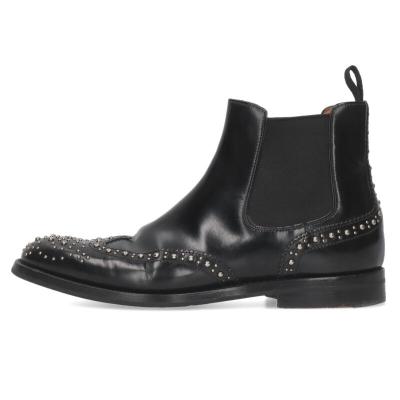 【未使用】Chrch's チャーチ サイドゴアブーツ 38 スタッズ 黒 楽天市場】Church's チャーチ NIRAH スタッズ装飾サイドゴアチェルシー