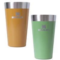 スタンレー STANLEY タンブラー コップ キャンプ用品 スタッキング真空パイント 0.47L ワサビ マスタード ジャパンコレクション 10-02282 | ripe
