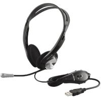 【2009年モデル】ELECOM USBヘッドセットマイクロフォン オーバーヘッド 両耳 シルバー 【PS4対応】 (PS3対応) HS-HP06US | RISE