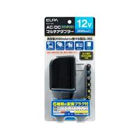 エルパ (ELPA) AC-DCマルチアダプター 変換アダプタ AC100V 50/60Hz 定格出力:DC12V/2000mA 約1.8m ACD- | RISE