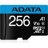 ADATA microSD カード 256GB microSDXC UHS-I CLASS10 A1対応 SD変換アダプター付属 AUSDX256GU | RISE
