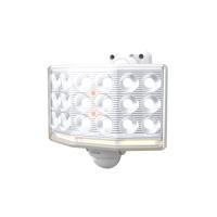 ムサシ RITEX フリーアーム式ミニLEDセンサーライト(18Wワイド) 「コンセント式」 LED-AC1018 ホワイト | RISE