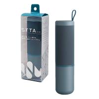 アイオン STTA 超速乾 超吸水 スティック型 スポンジタオル ダークブルー コンパクト 携帯用 日本製 1本入 | RISE