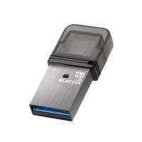 エレコム USBメモリ 128GB USB3.2（Gen1） Type-C キャップ式 シルバー MF-CAU32128GSV | RISE