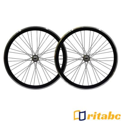 ピスト用ホイール　前後輪セット ピスト用ホイール 前後輪セット ピストバイク用 - 完組