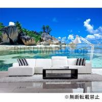 壁紙 3d 自然風景 海 ビーチ カスタム 写真紙 島 海外景色 おしゃれクロス インテリア 装飾 寝室 リビング 2au 2878 Shop ぷちりん 通販 Yahoo ショッピング