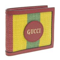 グッチ財布 GUCCI 二つ折り財布 札入れ 小銭入れなし メンズ GG ...