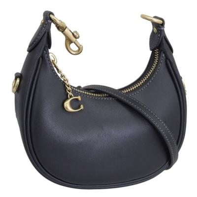 美品　コーチ　スモールホーボー　ワンショルダーバッグ　ストライプ　ヌメ革　三日月 ショルダーバッグ 三日月（COACH）の商品一覧 通販 - Yahoo!ショッピング
