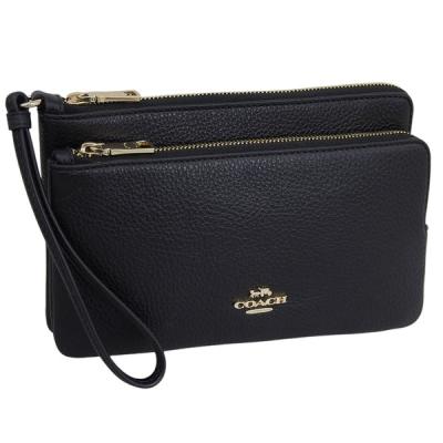 値下 Coachコーチ　新品　携帯OK ダブルジップ ポーチ リスレット 長財布 楽天市場】コーチ リストレット ダブルの通販