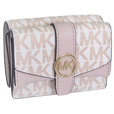 MICHAEL KORS レディース三つ折財布（色：ピンク系）｜財布
