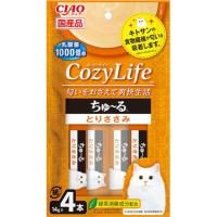 【いなばペット】チャオＣｏｚｙ　Ｌｉｆｅちゅ〜る　とりささみ　１４ｇｘ４本 | リバーサイド