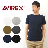 AVIREX アヴィレックス Tシャツ クルーネック アビレックス 半袖 デイリーウェア DAILY WEAR CREW NECK T-SHIRT ティーシャツ 無地 シンプル インナー 6143502 | JEANS BUG(ジーンズバグ)