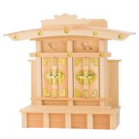 国産檜製神棚 二社神棚 恵比寿宮 中 日本製 恵比寿様 | 総合通販のロコ