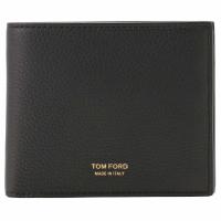 トムフォード TOM FORD 2つ折り財布 小銭入れ付き ブラック メンズ 
