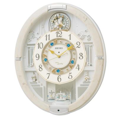 SEIKO AM904B 音楽機能付き掛時計 楕円形全国発送 SEIKO 掛け時計、壁掛け時計（時計機能：オルゴール）｜インテリア時計