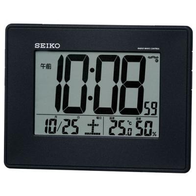 SEIKO 電波時計　置き型　壁掛け アラーム機能つき SEIKO 掛け時計、壁掛け時計（時計機能：アラーム付き）｜インテリア